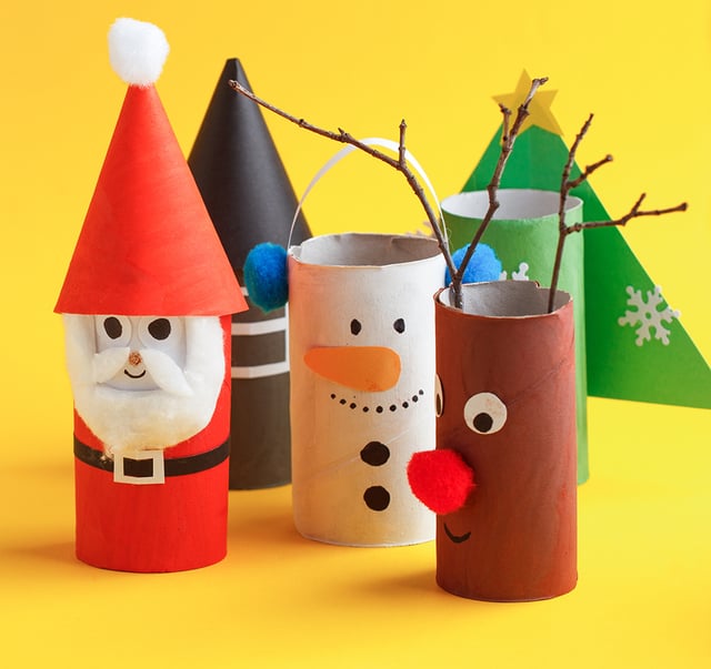 Loo Roll Christmas Characters LR